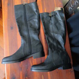 Women's Black Knee-High Rider Boots from Lucky Brand